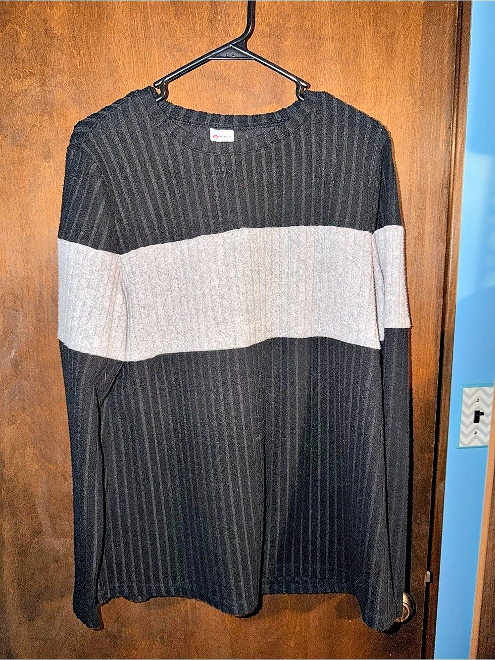 WINDHOL Color Block Sweater XL Like New